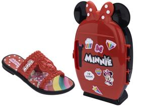 Kit Sandália + Mini Geladeira Disney Minnie Grendene Kids