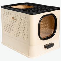 Kit SandBox Premium Caixa de Areia Banheiro pra Gatos Bege