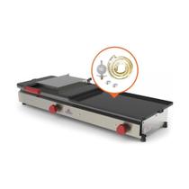Kit - Sanduicheira Dupla 1 Prensa Gigante Gás Pr-950gn + Kit Gás - Progás