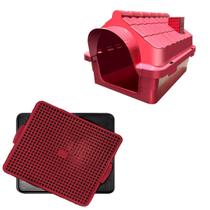 Kit Sanitario Canino Educador Facil + Casa Pet Casinha N1