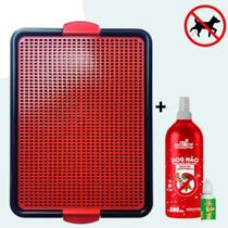 Kit Sanitário Canino Pet + Educador Pet Xixi Sim Pode Xixi Não Pode Cachorro Tapete Higiênico