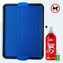Kit Sanitário Canino Pet + Educador Pet Xixi Sim Pode Xixi Não Pode Cachorro Tapete Higiênico