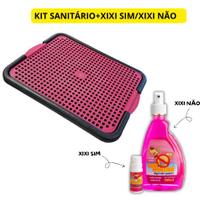 Kit Sanitário Canino Pet Educador Pet Xixi Sim Pode Xixi Não Pode Tapete Higiênico para Cães Kit Sanitário Canino Pet Educador Pet Xixi Sim Pode Xixi Não Pode Tapete Higiênico para Cães