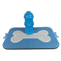 Kit sanitário e hidrante banheiro tapete higiênico osso canino pet cachorro cão azul de plástico lavável limpa fácil Kit sanitário e hidrante banheiro tapete higiênico osso canino pet cachorro cão azul de plástico lavável limpa fácil