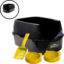 Kit Sanitário para Gatos Sandbox Furba Fácil Higienização Pet Mia