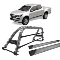 Kit Santo Antonio Duplo Estribo Plataforma S10 12/2020 C/D Cromado Kit Santo Antonio Duplo Estribo Plataforma S10 12/2020 C/D Cromado