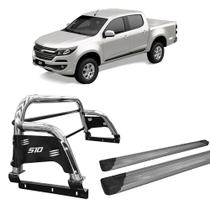 Kit Santo Antonio H3 Estribo Plataforma S10 12/2020 C/D Cromado