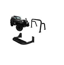 Kit Santo Antonio + Quebra Mato Preto Jeep Willys 1950/2000 Kit Santo Antonio + Quebra Mato Preto Jeep Willys 1950/2000