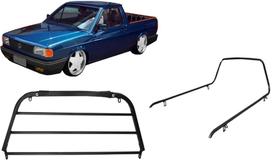 Kit Santo Antonio Sunset Grade Vigia Saveiro até 97 Preto Kit Santo Antonio Sunset Grade Vigia Saveiro até 97 Preto