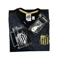 Kit Santos Oficial - Camisa Parrot + Caneca + Chaveiro - Masculino