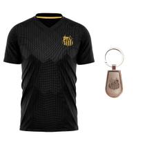 Kit Santos Oficial - Camisa Parrot Gold + Chaveiro - Masculino Kit Santos Oficial - Camisa Parrot Gold + Chaveiro - Masculino