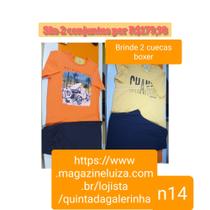 Kit São 2 Conjuntos de camiseta e bermuda n14