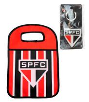 Kit São Paulo Futebol Clube Lixeira De Carro + Chaveiro Produto Licenciado