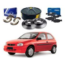 Kit Sapata Disco Pastilha Corsa 1.0 1.4 1995 A 2000