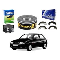 Kit Sapata Disco Pastilha Fiesta 1.0 1.3 1.4 1996 A 1999