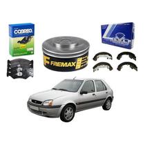 Kit Sapata Disco Pastilha Fiesta 1.0 1.6 2002