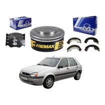 Kit Sapata Disco Pastilha Fiesta 1.0 1.6 2002