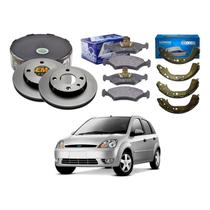 Kit Sapata Pastilha Disco Fiesta 1.6 8v Sem Abs 2003 A 2006 Kit Sapata Pastilha Disco Fiesta 1.6 8v Sem Abs 2003 A 2006