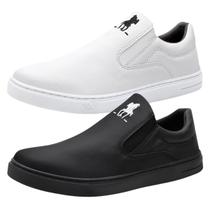 Kit Sapatênis Casual Masculino Polo Plus Calce Fácil Moderno