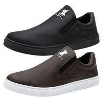 Kit Sapatênis Casual Masculino Polo Plus Moderno e Elegante Kit Sapatênis Casual Masculino Polo Plus Moderno e Elegante