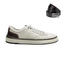 Kit Sapatênis Democrata Denim City Masculino + Cinto