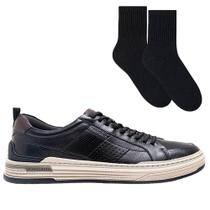 Kit Sapatênis Democrata Mike Masculino + Par de Meia