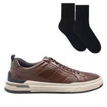 Kit Sapatênis Democrata Mike Masculino + Par de Meia