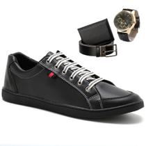 Kit Sapatênis Masculino 1010 - Preto