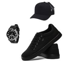 Kit Sapatenis Masculino Casual Com Relogio e Bone Exclusivo Kit Sapatenis Masculino Casual Com Relogio e Bone Exclusivo