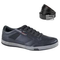 Kit Sapatênis Pegada Element Masculino + Cinto