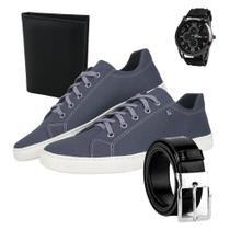 Kit Sapatênis Presente Masculino Luxo Tênis Casual + Acessórios Brinde