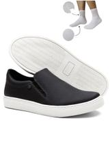 kit Sapatênis Slip On masculino e meia kit Sapatênis Slip On masculino e meia