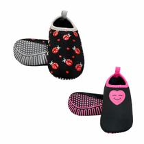 Kit Sapatilha Infantil Antiderrapante Magicc Kids S108 S101 Kit Sapatilha Infantil Antiderrapante Magicc Kids S108 S101