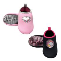 Kit Sapatilha Infantil Antiderrapante Magicc Kids S111 S112 Kit Sapatilha Infantil Antiderrapante Magicc Kids S111 S112