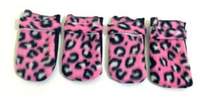 Kit Sapatinhos Soft Para Cachorro Rosa Tamanhos P e M Kit Sapatinhos Soft Para Cachorro Rosa Tamanhos P e M