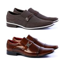 Kit Sapato Casual Venetto Conforto + Sapato Social Verniz Kit Sapato Casual Venetto Conforto + Sapato Social Verniz