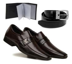 Kit Sapato, Cinto E Carteira Bertelli Kit Sapato, Cinto E Carteira Bertelli