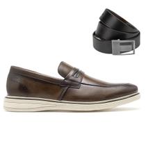 Kit Sapato Democrata Bay Masculino + Cinto