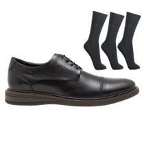 Kit Sapato Democrata Metropolitan Bay Masculino + 3 Pares de Meias
