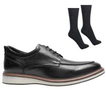 Kit Sapato Democrata Metropolitan James Masculino + Par de Meia Kit Sapato Democrata Metropolitan James Masculino + Par de Meia