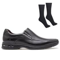 Kit Sapato Democrata Smart Comfort Masculino + Par de Meia