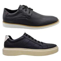 Kit Sapato Oxford Masculino + Sapatênis Casual Confortável Kit Sapato Oxford Masculino + Sapatênis Casual Confortável