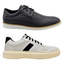 Kit Sapato Oxford Masculino + Sapatênis Casual Elegante Kit Sapato Oxford Masculino + Sapatênis Casual Elegante