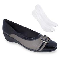 Kit Sapato Piccadilly Ivone Feminino + Par de Meia