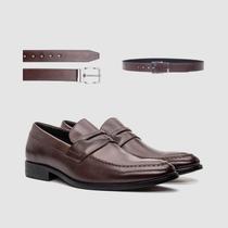 Kit Sapato Social Couro Com Cinto Elegancia Premium Qualidade Sofisticação E Estilo Zapattero Kit Sapato Social Couro Com Cinto Elegancia Premium Qualidade Sofisticação E Estilo Zapattero