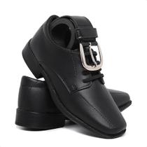 Kit Sapato Social Infantil Mais Cinto Menino Estilo Italiano Sapato Infantil