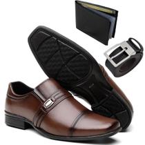 Kit Sapato Social Masculino + Carteira + Cinto Sofisticado Kit Sapato Social Masculino + Carteira + Cinto Sofisticado