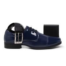 Kit Sapato Social Masculino Cinto e Carteira Schiareli