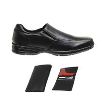 Kit Sapato Social Masculino Couro Legitimo Ortopédico Anatômico Dia a Dia 33 Ao 46 + Porta Cartão Kit Sapato Social Masculino Couro Legitimo Ortopédico Anatômico Dia a Dia 33 Ao 46 + Porta Cartão