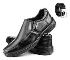 Kit Sapato Social Masculino Ortopédico Anti Stress + Cinto Kit Sapato Social Masculino Ortopédico Anti Stress + Cinto